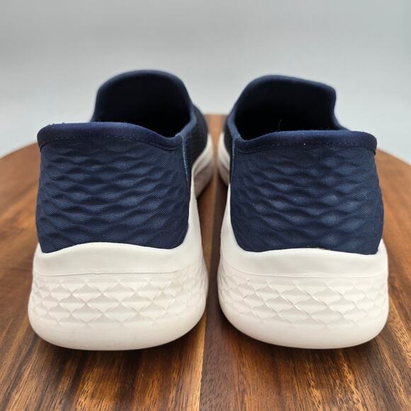Skechers Slip-ins Shoes Womens 6.5 Wide Navy Go Walk Hands Free Walking Sneakers - Picture 4 of 8